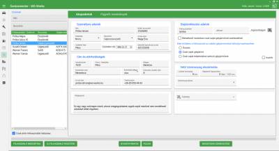 Felhasználók - alapadatok
