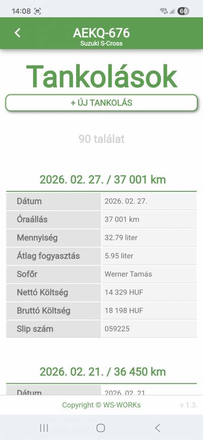 Tankolás előzmények